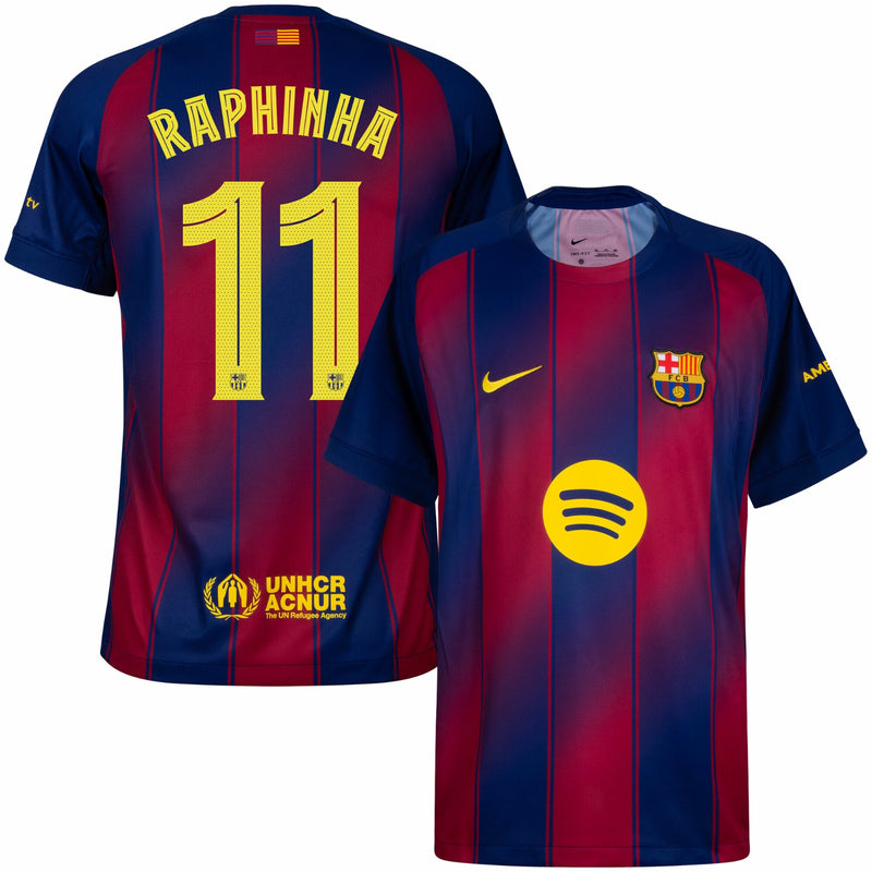Barcelona Home Jersey 2026 Player Version RAPHINHA
