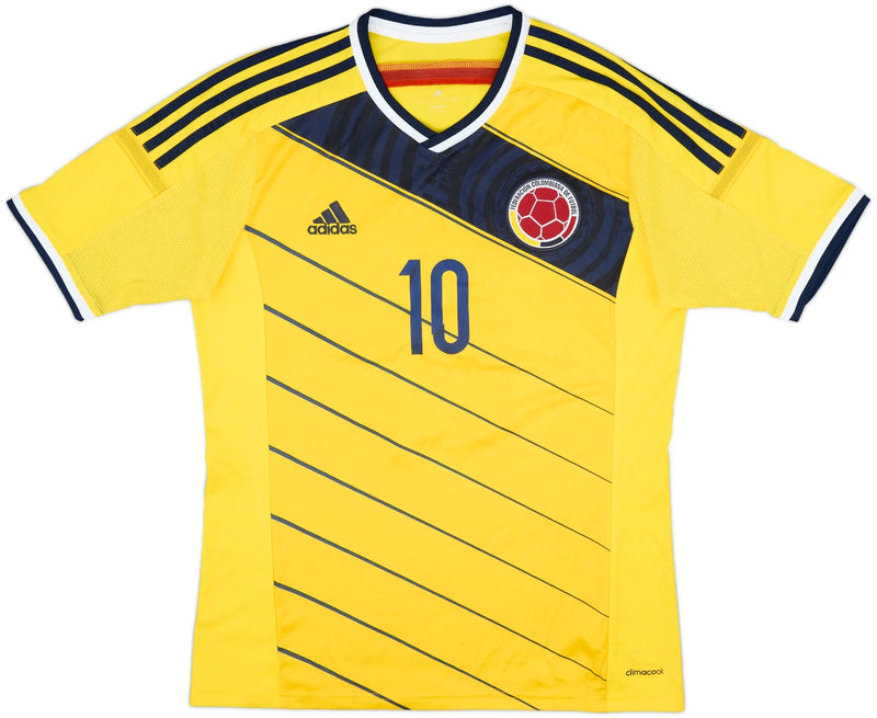 Retro Colombia Home Jersey 2014 JAMES