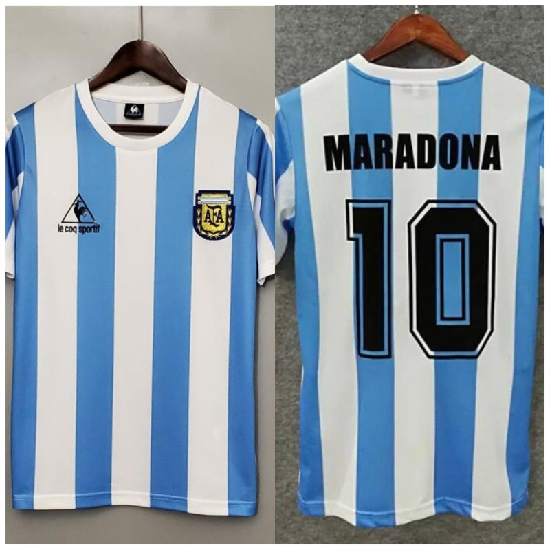 Retro Argentina Home Jersey 1986 MARADONA 10