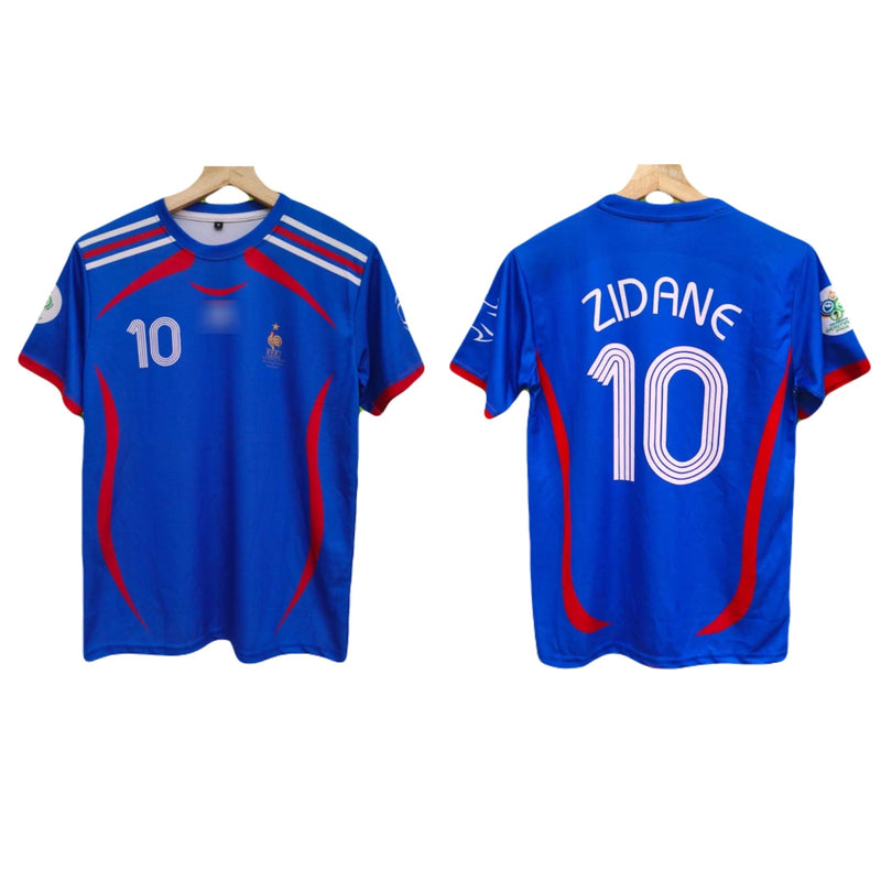 Retro France Home Jersey 2006 ZIDANE 10