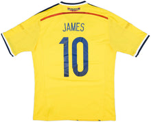 Retro Colombia Home Jersey 2014 JAMES