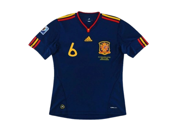 Retro Spain Away Jersey 2010 WC INIESTA
