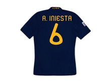 Retro Spain Away Jersey 2010 WC INIESTA