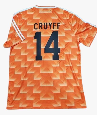 Retro Netherlands Home Jersey 1988 CRUYFF 14